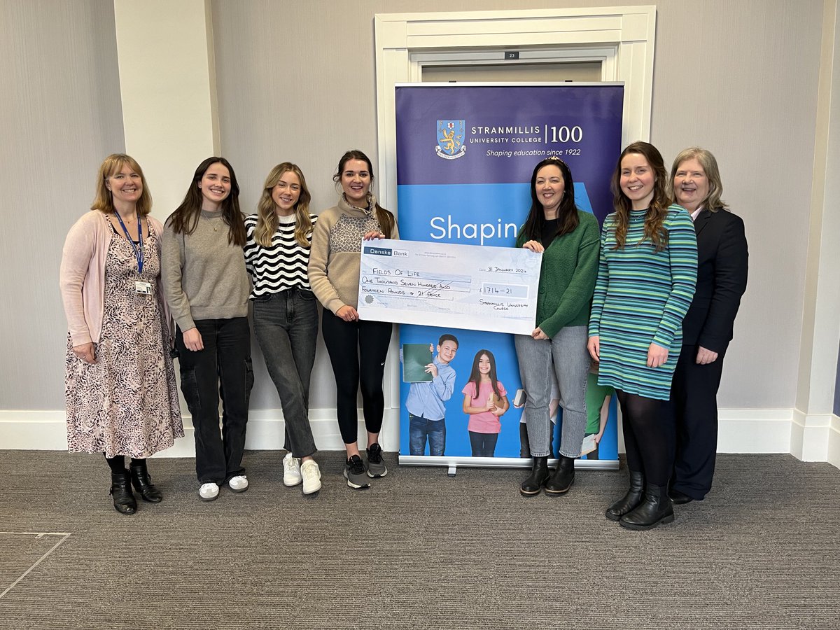 Anita Gracie (@anitagracie) on Twitter photo Students and staff of <a href="/stranbelfast/">Stranmillis University College</a> were delighted today to hand over a cheque from recent fundraising events to a representative of <a href="/FieldsofLife/">Fields of  Life</a> ahead of their upcoming trip to Uganda <a href="/ydmcc1/">diane mcclelland</a> <a href="/barbmcdade/">Barbara McDade</a> Students and staff of <a href="/stranbelfast/">Stranmillis University College</a> were delighted today to hand over a cheque from recent fundraising events to a representative of <a href="/FieldsofLife/">Fields of  Life</a> ahead of their upcoming trip to Uganda <a href="/ydmcc1/">diane mcclelland</a> <a href="/barbmcdade/">Barbara McDade</a>