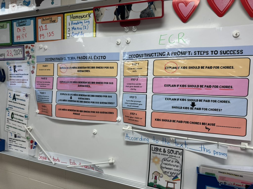 Orange Grove Elementary is rockin’ the ECR game! DLC Shareena Daniels and IS Larisa Castillo collaborating with UG and 3rd-5th grade teachers to score student samples and create opportunities in their daily lessons to respond to student needs! #genius #ECR #aldineisd