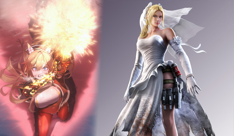 Justin_R_Taylor's tweet photo. Tifa in #Tekken8 is getting a bit too much hype. How about a mutually beneficial crossover? Nina Williams goes to @NIKKE_en and Tove comes to @TEKKEN 🤔 https://t.co/8VG1fihp3t