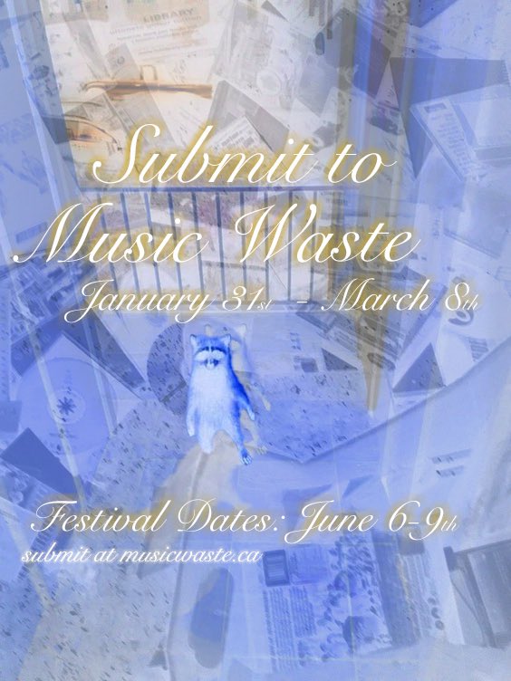 musicwaste's tweet photo. 𝕄𝕌𝕊𝕀ℂ 𝕎𝔸𝕊𝕋𝔼 𝟛𝟘𝕥𝕙 𝔸ℕℕ𝕀𝕍𝔼ℝ𝕊𝔸ℝ𝕐
𝐒𝐔𝐁𝐌𝐈𝐒𝐒𝐈𝐎𝐍𝐒 𝐎𝐏𝐄𝐍 𝐅𝐎𝐑 𝐎𝐔𝐑 𝟐𝟎𝟐𝟒 𝐒𝐔𝐌𝐌𝐄𝐑 𝐅𝐄𝐒𝐓𝐈𝐕𝐀𝐋 ♥ 

MUSIC FESTIVAL JUNE 6th - 9th 

SUBMIT YOUR BANDS,PROJECTS,SOLO RECORDS, WE WANT TO HEAR IT ALL !!! 

Link in Bioooo https://t.co/vRqQZOTKPp