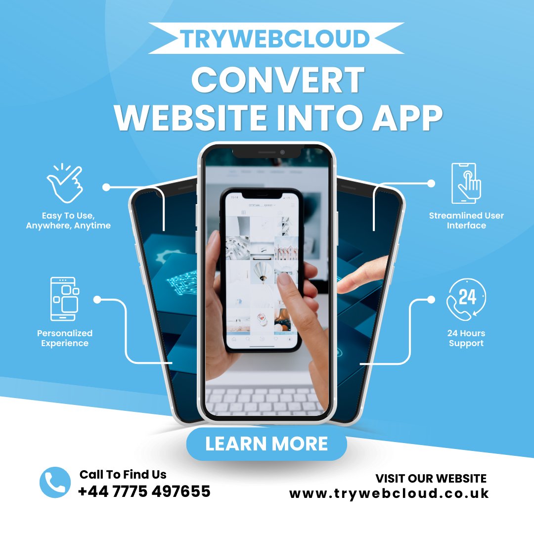techwebcloud's tweet image. 𝗚𝗲𝘁 𝗬𝗼𝘂𝗿 𝗙𝗿𝗲𝗲 𝗪𝗲𝗯𝘃𝗶𝗲𝘄 𝗔𝗣𝗣:
#Trywebcloud provides the best #services to convert #website to an #app.
Contact Us: +44 7775 497655,
Email: hello@trywebcloud.co.uk
Visit: trywebcloud.co.uk

#appdevelopment #appdesign #flutter #flutterdevelopment #bolton #uk