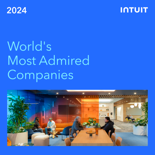 Radya_c's tweet photo. Intuit makes the World's Most Admired Companies list by Fortune for the 20th year in a row! #WeAreIntuit https://t.co/NifBdgTxAu