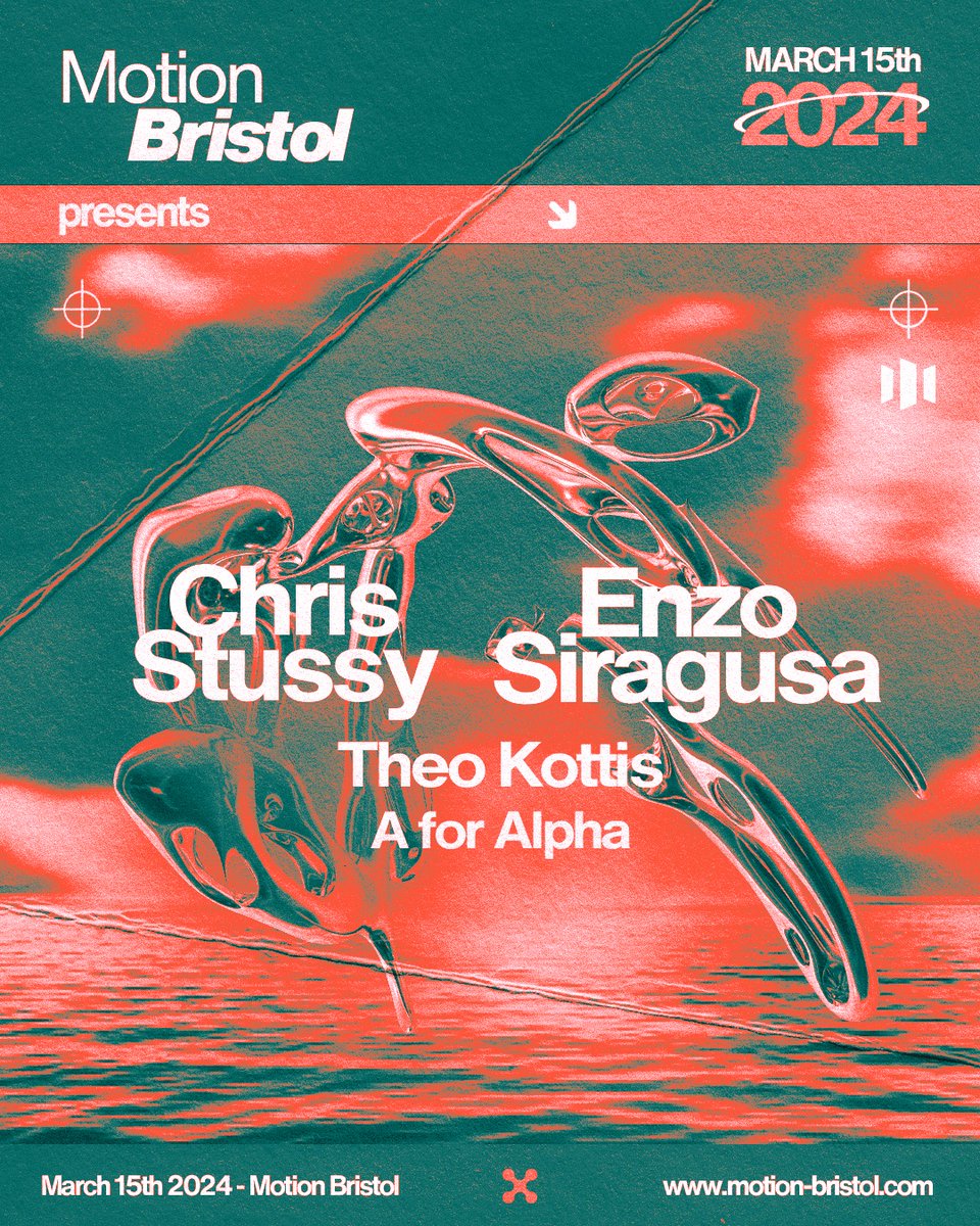 15.03 // CHRIS STUSSY, ENZO SIRAGUSA & MORE 📢 Strap in Bristol! Renowned Dutch house DJ & Producer Chris Stussy and FUSE London boss @enzosiragusa are touching down at Motion. Support comes from @theokottis & @aforalphaaa Tickets are live — bit.ly/3Soqiwc