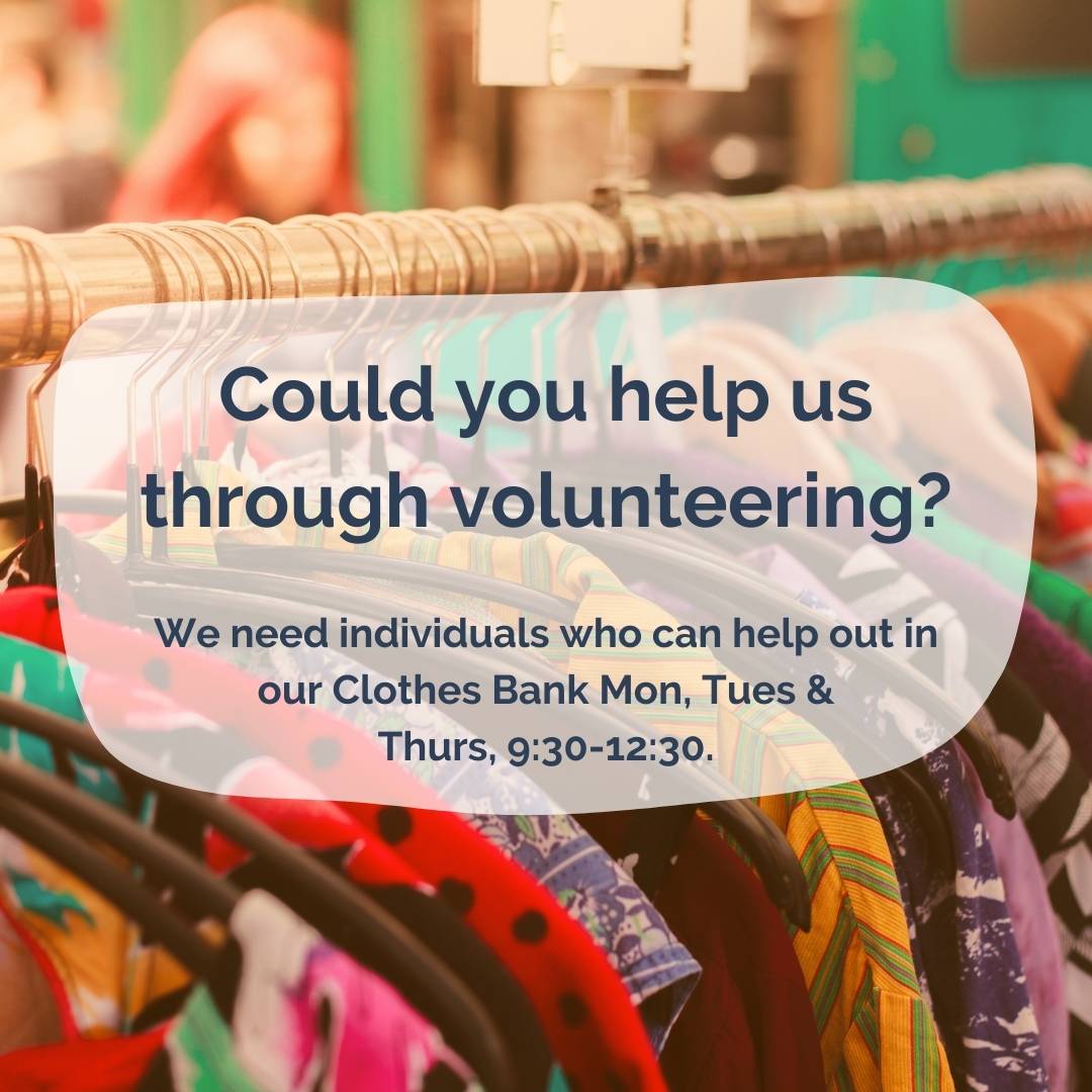 Lots of people #GiveUp things in the new year, but have you considered #GettingOut and volunteering with a local organisation instead? 💪
Find more information about our #ClothesBank on our website, or get in touch directly: clothesbank@nottinghamarimathea.org.uk

#VolunteerVibes