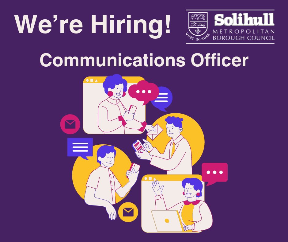 🚨 Job Alert! 🚨

We're looking for a talented communicator with excellent writing skills and practical experience in social media and digital comms! 📝💻🌟

Find more info and apply here 👉 loom.ly/jY-dmcM

⏳ Closing date: Wednesday 7 February
#JobAlert #Hiring
