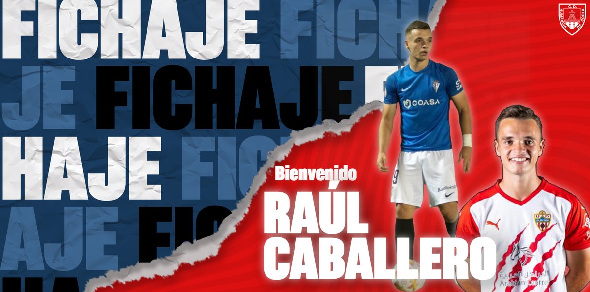 cdnumancia's tweet photo. ⚡️ FICHAJE ⚡️

Raúl Caballero @RaulCaba10 , nuevo jugador del Numancia

⚽️ El delantero de Martos (Jaén) firma hasta el próximo 30 de junio

ℹ️ Más info: https://t.co/anQWQwFMzc

#BienvenidoRaúl I #EscuchaATuCorazón