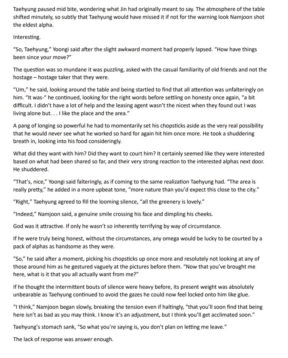 HPgirl4evertwit's tweet photo. Back to my ot7  omegaverse shenanigans 🥺 cw: mentions of kidnapping #wipwednesday https://t.co/oyCd7OArm8