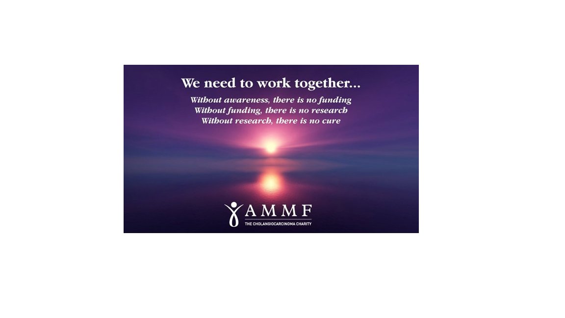 CharityAMMF's tweet photo. #Cholangiocarcinoma Awareness Month starts tomorrow! Make sure to LIKE, COMMENT and SHARE all #AMMF's posts to keep us popping up in your newsfeeds throughout February.
For more info go to: https://t.co/ABkxOq48d8
#FebruaryCCAwareness #bileductcancer https://t.co/N8AIdJotVR