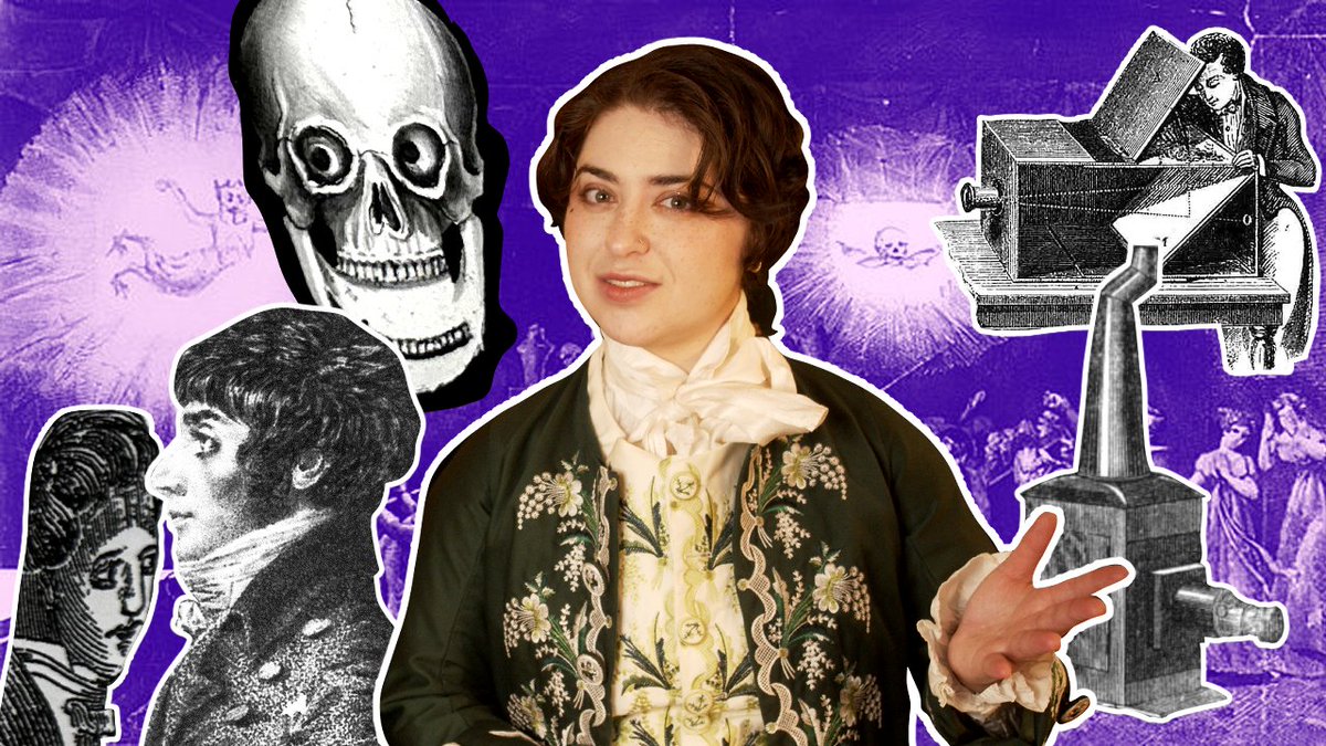 KazRowe's tweet photo. NEW VID! Before the invention of cinema, various moving image toys and tools  thrilled and terrified spectators. From the camera obscura to the  phantasmagorical magic lantern shows, come learn with me about  pre-cinema! Link below https://t.co/ohttxcXtGA