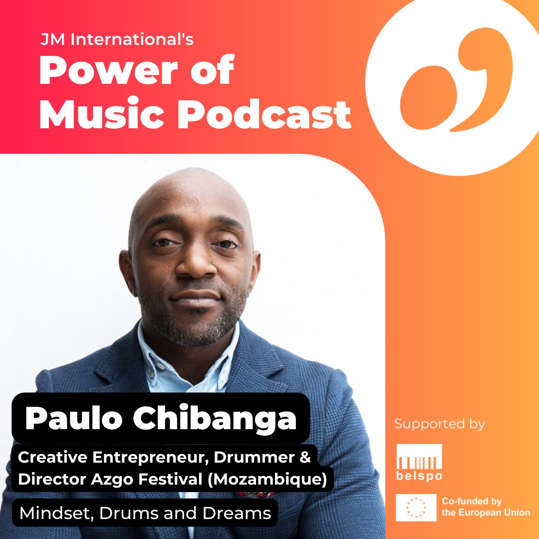 🎟️In Episode 36, we talk to innovative Mozambican entrepreneur, and drummer Pulo Chibanga, about culture’, the role of a drummer in a band, and - of course - the power of music! 📢 Link to the episode: open.spotify.com/episode/6TWcrK… #podcast #powerofmusic