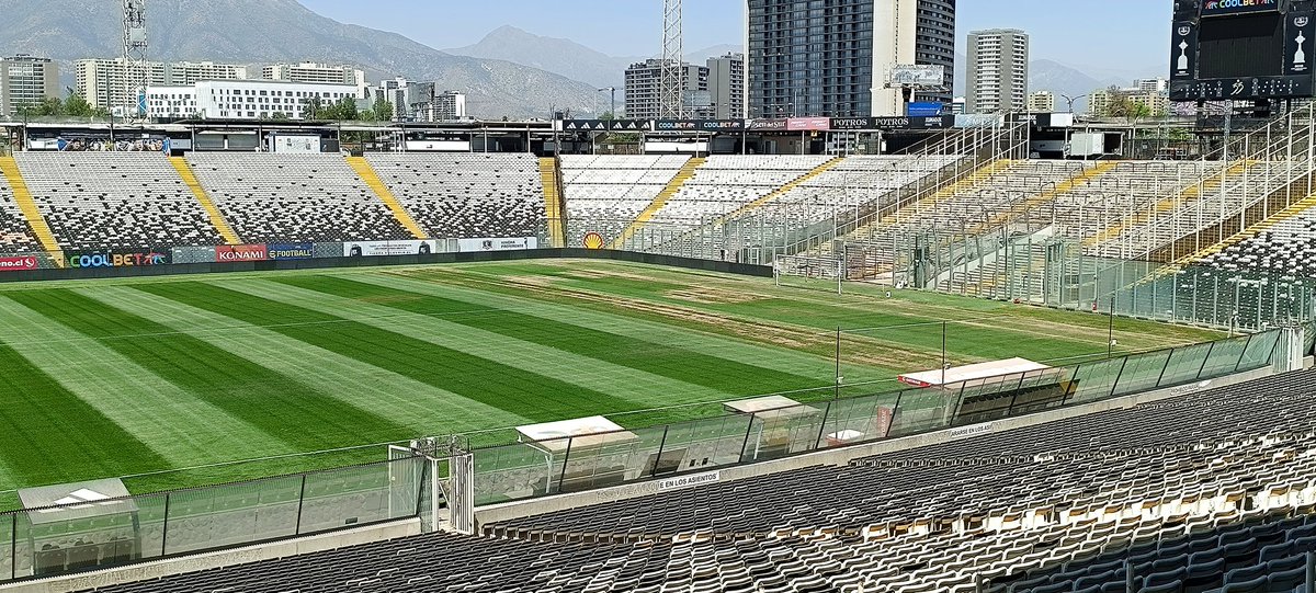 Así luce la cancha del Estadio Monumental. Mañana es la bienvenida  a Arturo Vidal a partir de las 19:00 hrs con 30 mil personas <a href="/Deportes921/">Deportes en Agricultura</a>