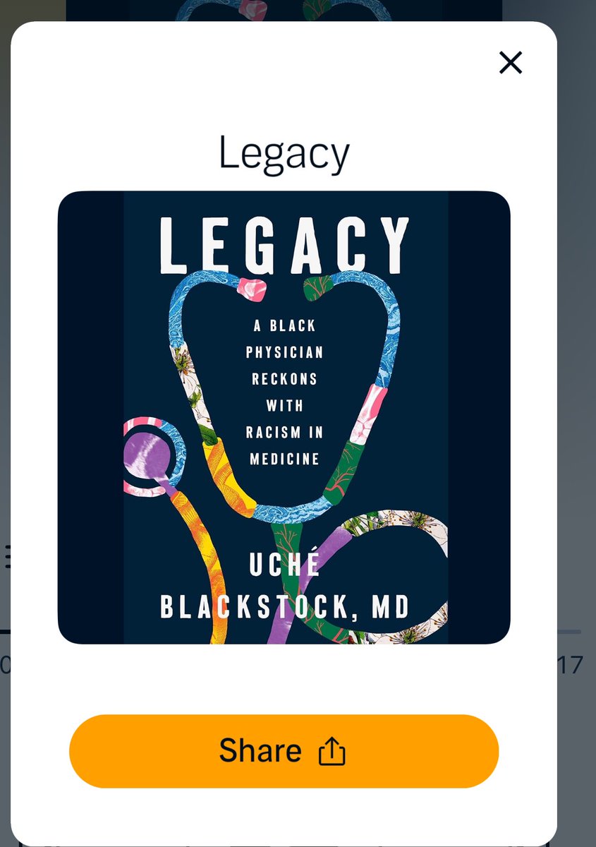Just finished #Legacy by <a href="/uche_blackstock/">uché blackstock, md</a> and am quietly weeping. Feeling seen does that to you. Whew. When I get myself together, I will say more. 

Everyone needs to read this. (Or listen to it on audio if you can’t sit in one place like me.)

Loved. Like, really loved. 🥹🙏🏽