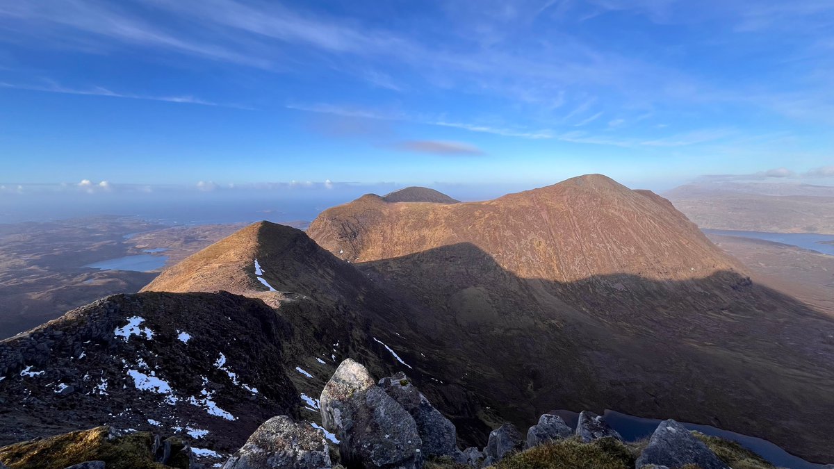 My latest Substack was very much about milestones. Here is another milestone from last Monday. View of our house from atop of Quinag last Monday. buff.ly/3HHs3iU