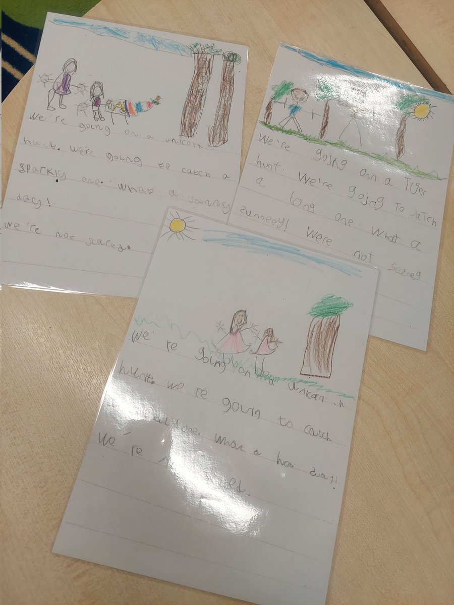 A sneak peak of the beginning of our stories, the children are so excited to be making their own book. @cwmffrwdoer @chloefi87505152 @Mrs_CornwellCMF