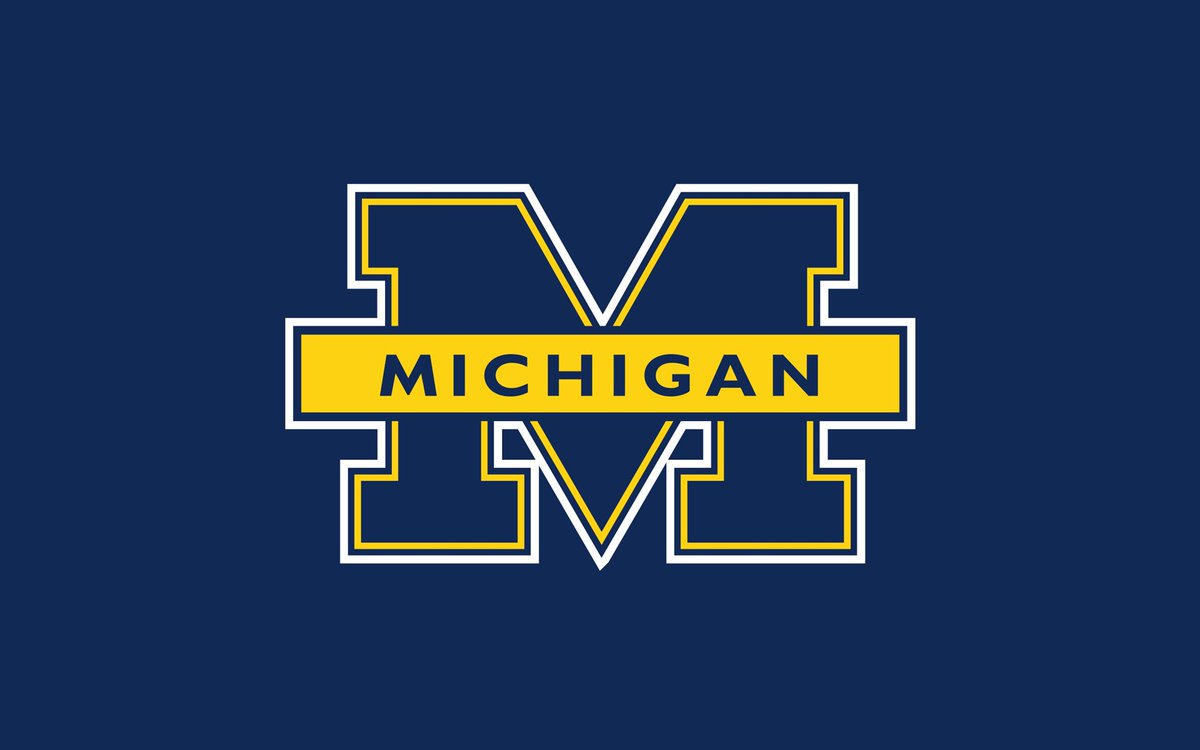 Just had an amazing visit from @CoachMikeElston from @UMichFootball. Thanks for stopping by to recruit @FBCAathletics