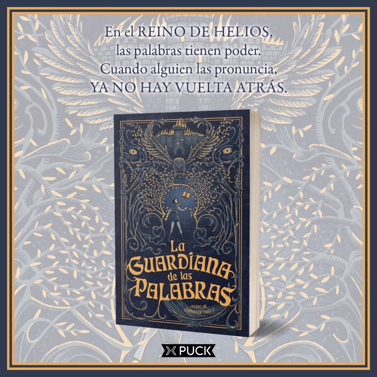 ⚠️ATENCIÓN⚠️

En abril <a href="/Puck_ed/">Puck España</a> publicará #LaGuardianaDeLasPalabras de Alric y Jennifer Twice 

Un mundo cautivador y peligroso que no vais a poder parar de leer.

Traducido por Paula Parra Cotelo.