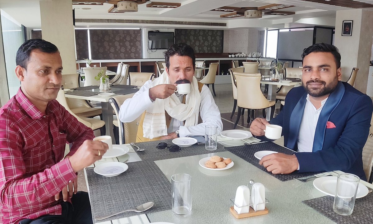 Manarul1985's tweet photo. Today meet with Sri B P Singh Rawat 
National President
National Old Pension Restoration United Forum ( NOPRUF) and Rekman Ali General Cecretary All Assam Govt.NPS Employees Association,R.K Nagar Block Ancholic Committee. At Hotel Bhargav Grand. Guwahati https://t.co/wVSmSHQX9o