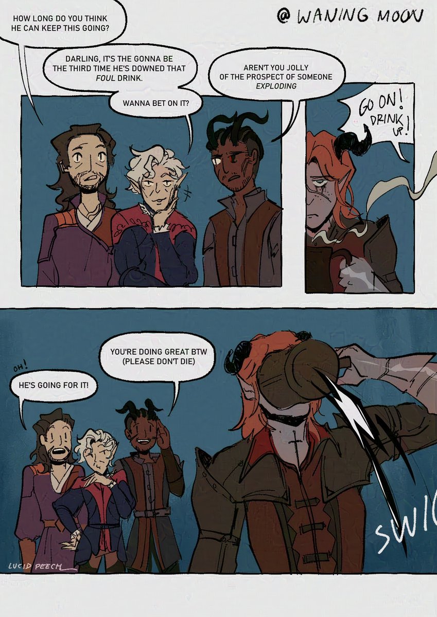 「avoiding all combat possible but accidentally rizzes camp #b」PEECH ...