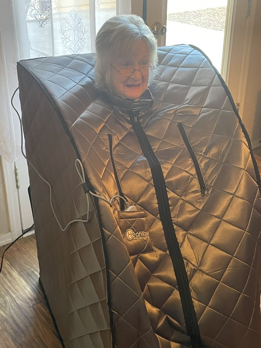 HalCranmer's tweet photo. Our residents enjoy sweating out toxins from their bodies with the help of these portable saunas.

Arizona is just not hot enough this time of year.:) https://t.co/RV5Le5Hqo0