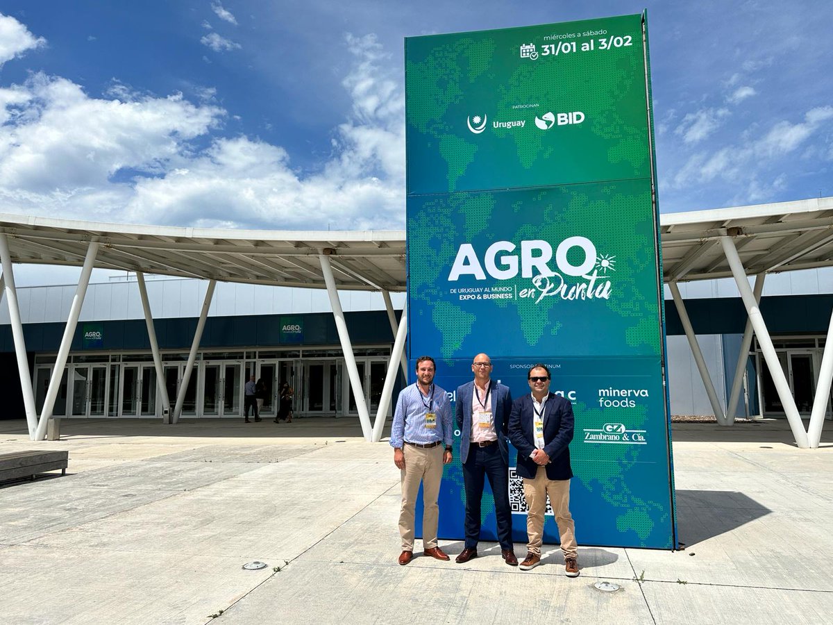Desde hoy y hasta el 3/2 somos parte de #AgroEnPunta, plataforma de #negocios que reúne a los principales actores de la #agroindustria, junto a <a href="/UruguayXXI/">Uruguay XXI</a> y <a href="/el_BID/">Banco Interamericano de Desarrollo</a>; se trata de un excelente espacio de intercambio sobre las tendencias en #sostenibilidad más innovadoras.

🧵1/3