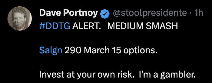 Dave Portnoy Stock Tracker tweet media