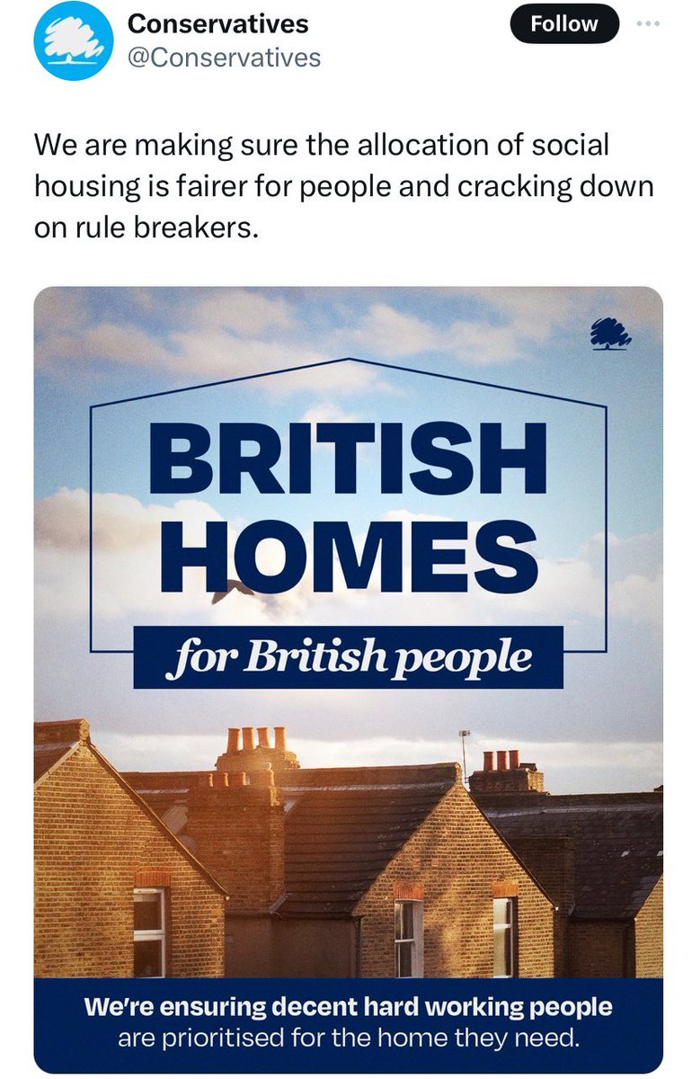 SangitaMyska's tweet photo. 81% of new social housing lets go to white British renters. 

90% go to UK nationals. 

The implication that immigrants "jump" the social housing queue isn’t true, according to the Govt’s own data. https://t.co/qkBMEmgZhf