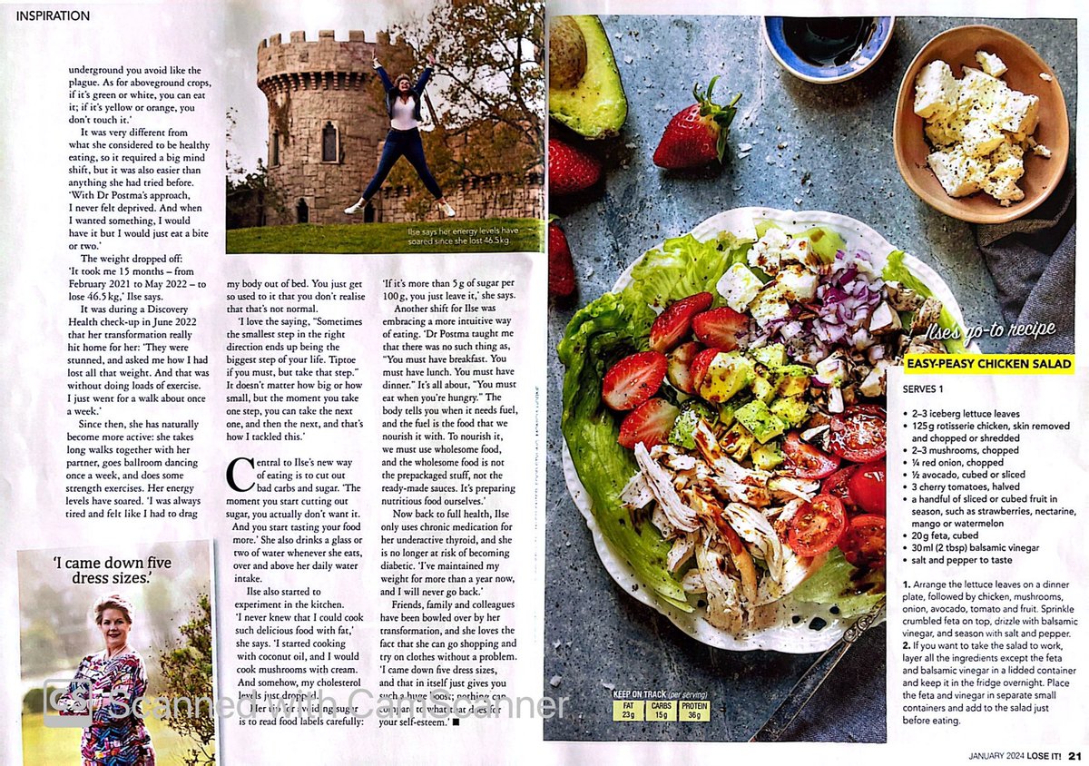 IlseMor's tweet photo. I hope this article in January’s LOSE-IT magazine, will inspire some of you that not all is lost, AND you can get your life back, as I have!❤️ #inspiration #motivation #hashimoto #hashimotosdisease #thyroid #thyroidhealth #thyroidawareness #energy #lovinglifeagain #live https://t.co/M4ov4gd0Xt