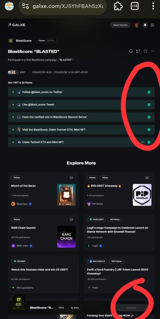 zarichaudhary40's tweet photo. Important Update #BALAST Offer 🎁
JOINING LINK 🖇️ https://t.co/Yms0LqZhiv
TASK DETAILS ☔
🔸 Claim OG NFT BADGE
🔸 Mint : Here
🔸 Click : Faucet
🔸 Get Testnet Eth
🔸 Mint Og Nft Badge
🔸 Done
👍Galxye task earn 30 points
https://t.co/PzyPjxRmhF https://t.co/HVPfXwgsIF