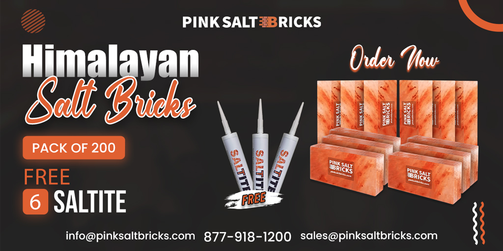 pinksaltbrick's tweet photo. You may use Himalayan salt bricks in many different ways to create a lovely and calming interior design.
#Call us at  
(877) 918-1200  
Or mail us:  
info@pinksaltbricks.com  
#bricks #brickwork #walldecor #walldecoration https://t.co/dLfmkOeWOr