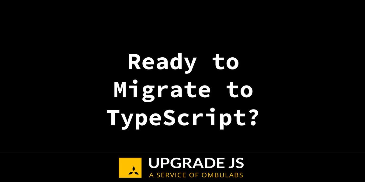 JS Upgrade tweet media