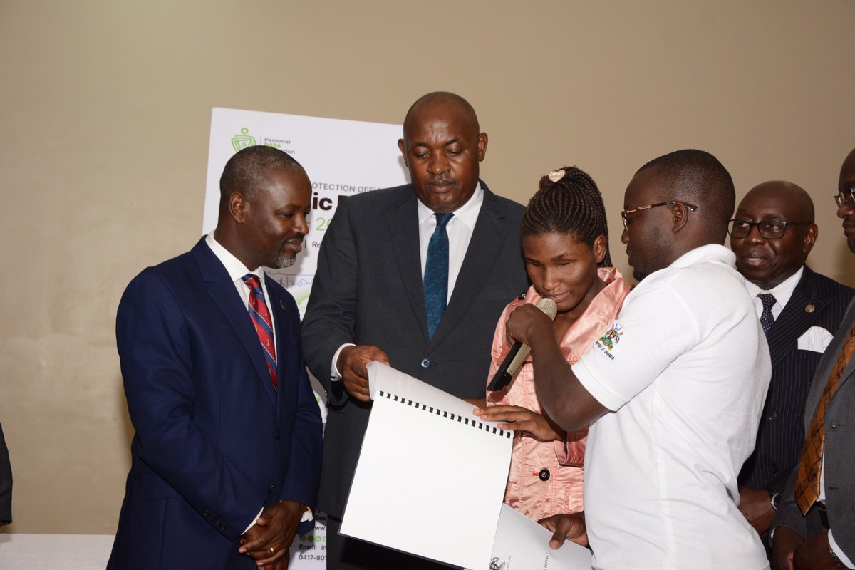 elorusimon30's tweet photo. Inclusion in information to cater for the visually impaired, thanks to right Hon deputy speaker and Hon minister for ICT for the launch of data protection policy in braille https://t.co/LCNDNhfkdQ