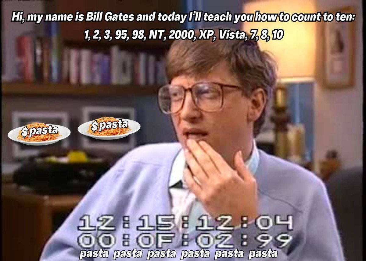 Bill Gates loves $PASTA??

JOIN THE TAKEOVER.
t.me/copypastasol