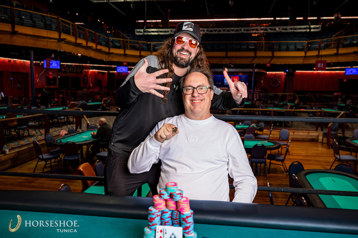 pokerorg's tweet photo. 🔥 ICYMI: @WSOP Circuit at @Horseshoetunica just wrapped up!

@matthiggins423 won the Main Event, with 15 other awesome winners. 

🃏 Check out the winner info, results and @8131_Media photos here: https://t.co/noFtKAYOiu

📸 @RachKayPhoto https://t.co/g2EAMARzBn