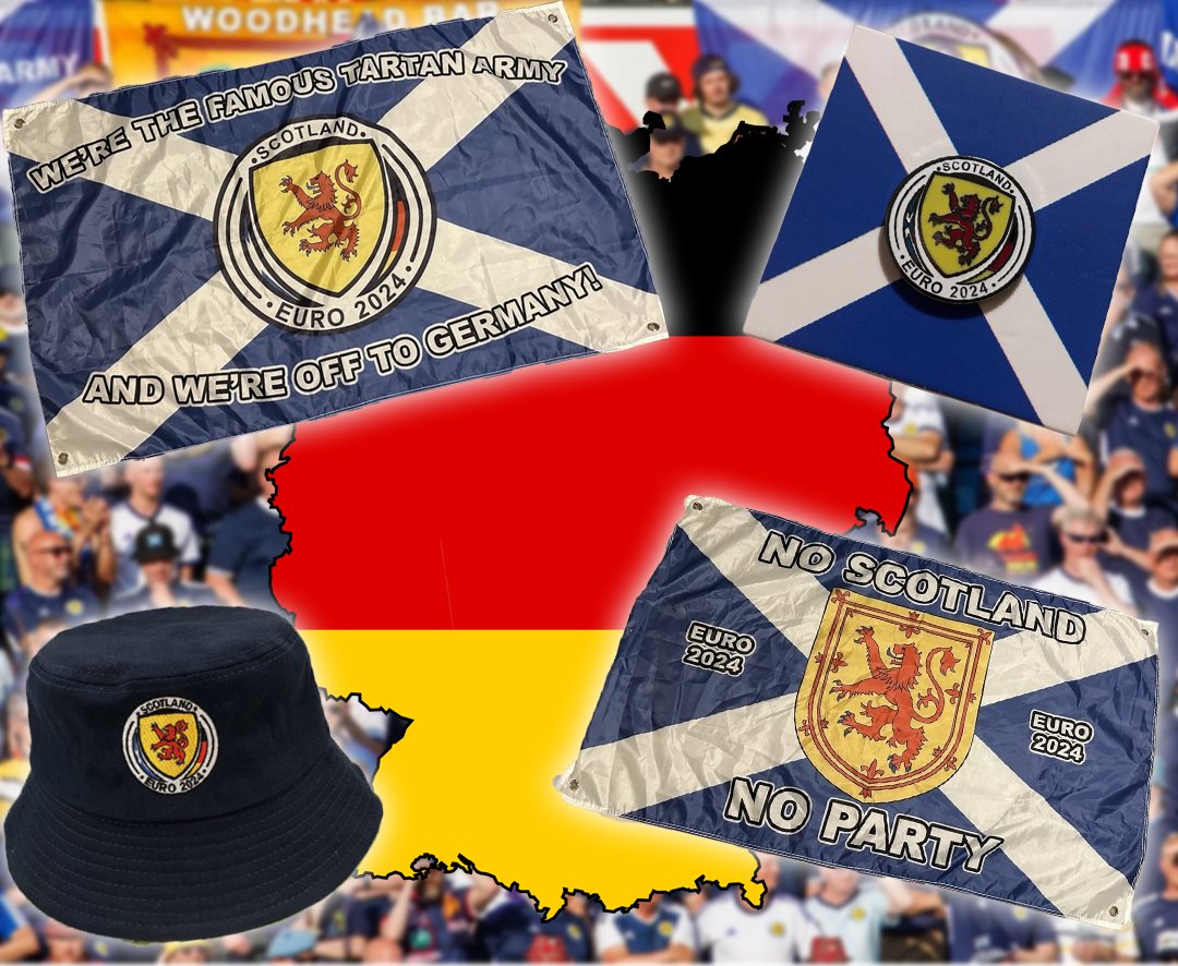 Scotland2024 (@scotlandeuro24) on Twitter photo To celebrate the launch of our own website, we have put together a special package for 1 lucky fan🏴
2 x Flags
2 x Pin Badges
1 x Bucket Hat (Sold Out)
Simply Retweet this post
Follow our account <a href="/ScotlandEuro24/">Scotland2024</a>
Winner on Sunday
Good luck and see you all in Germany🍻 To celebrate the launch of our own website, we have put together a special package for 1 lucky fan🏴
2 x Flags
2 x Pin Badges
1 x Bucket Hat (Sold Out)
Simply Retweet this post
Follow our account <a href="/ScotlandEuro24/">Scotland2024</a>
Winner on Sunday
Good luck and see you all in Germany🍻