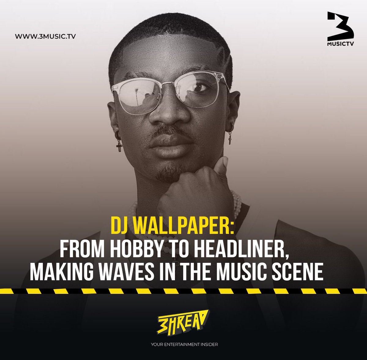 3musicnetworks's tweet image. 🚨📰: @djwallpapergh: From Hobby to Headliner, making waves in the music scene. 

#3hread