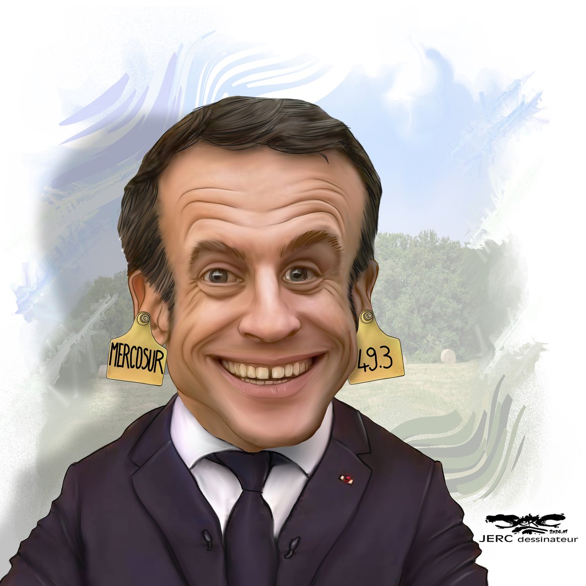BlaguesDessins's tweet photo. Le #DessinDePresse de Jerc : L’agriculture, un effet bœuf
Retrouvez tous les dessins de Jerc sur : https://t.co/VQNx0gcoo7
#DessinDeJerc #ActuDeJerc #Jerc #Humour #Macron #EmmanuelMacron #Agriculteurs #Blocage #Article493 #Mercosur #ColèreAgricole #AgriculteursEnColère https://t.co/COYS1tkhDG