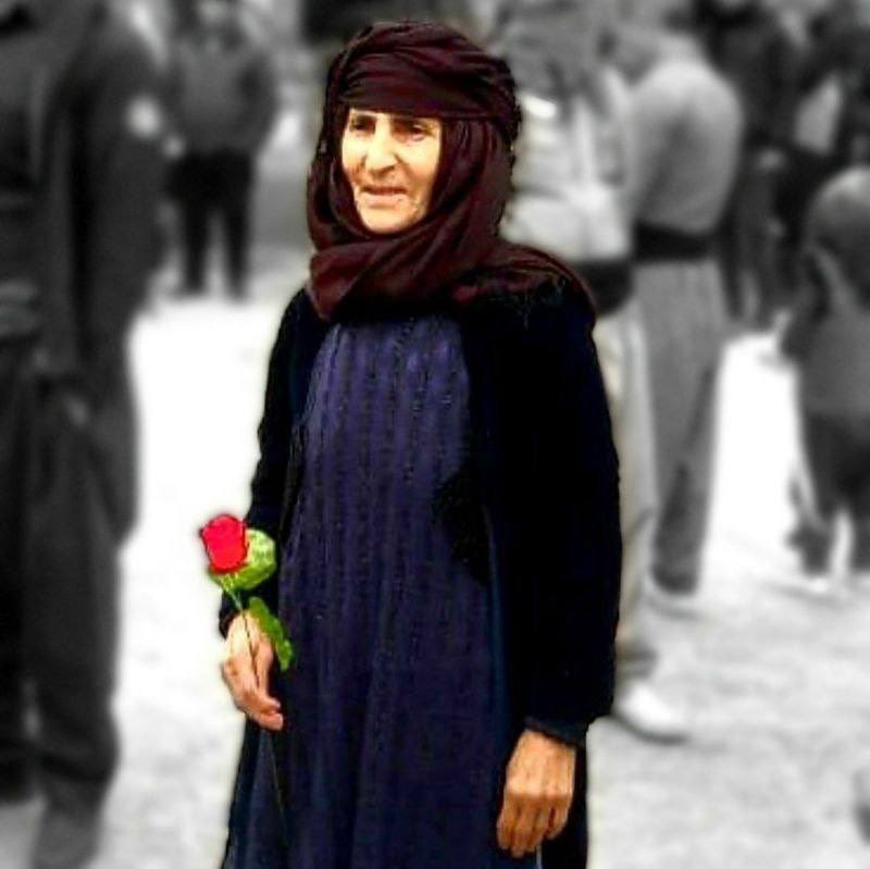 kazhalh's tweet photo. Mother #Sharifa, Whenever I see your pic,my throat gets stuck, my eyes get full of tears, and I can’t stop my feelings. I don’t know how those shameless regime officers dare to capture u, and u still stand bravely with z soul of #Ramin 

You’re a mother of a Nation 
#Kurdistan https://t.co/HBQ3aTlvUg