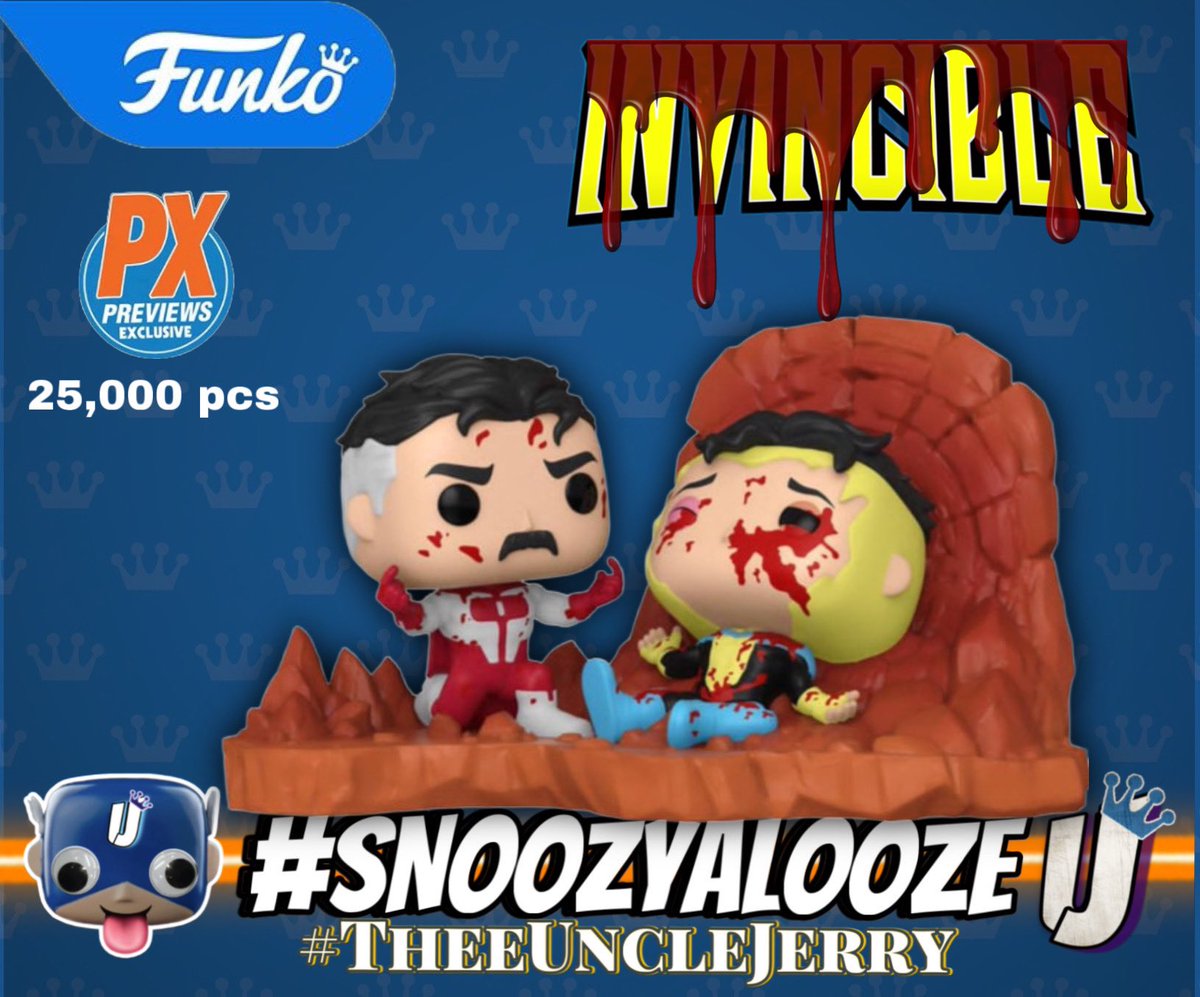 TheeUncleJerry's tweet photo. Pre order the Free Comic Book Day PX Previews Exclusive Omni Man and Invincible βThink Markβ Funko Pop! Momemt..
Limited to 25,000 pcs
Amazon: https://t.co/WsMnBN0UjG
Ent. Earth: https://t.co/P5tNqQbzEv
GameStop: https://t.co/jDhb5CUuHw
#Invincible #Omniman #ThinkMark #FreeComicBookDay #ad