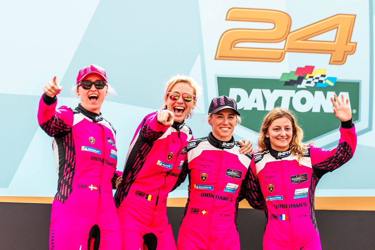 Iron Dames (@irondames_) on Twitter photo When <a href="/SarahBovy/">Sarah Bovy</a> spots you in the crowd with a magenta cap 👉
#IronDames #IMSA #Rolex24 When <a href="/SarahBovy/">Sarah Bovy</a> spots you in the crowd with a magenta cap 👉
#IronDames #IMSA #Rolex24