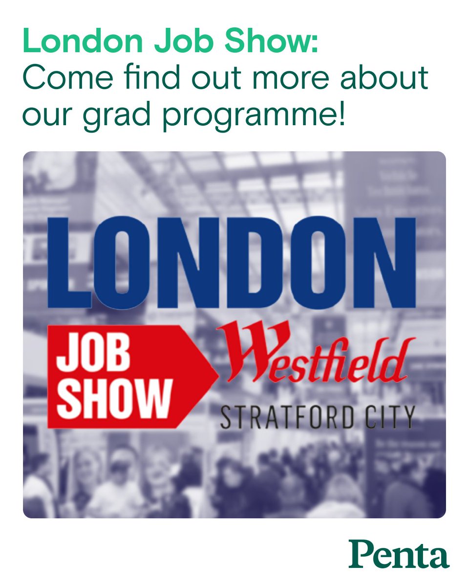 🗓️ Mark your calendars! We're thrilled to announce that we'll be kicking off our recruitment drive for our 2024 Graduate Training Programme at the @Londonjobshow Stratford this Friday 2nd and Saturday 3rd February. 🎉 Find out more and apply at bit.ly/3w092WA