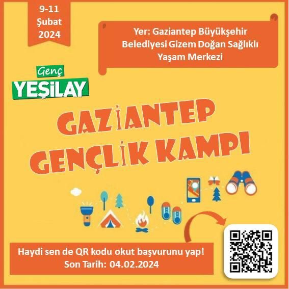 Herkese Merhabalar. Yepyeni bir etkinlik ile sizlere geldim. Sonunda hepinizin beklediği kamp etkinliğini gerçekleştiriyoruzz. 🥳🎉 Gençlik Komisyonumuzun 9-11 Şubat tarihleri arasında düzenleyeceği Gençlik Kampı’nın duyurusunu sizlerle paylaşıyorum.