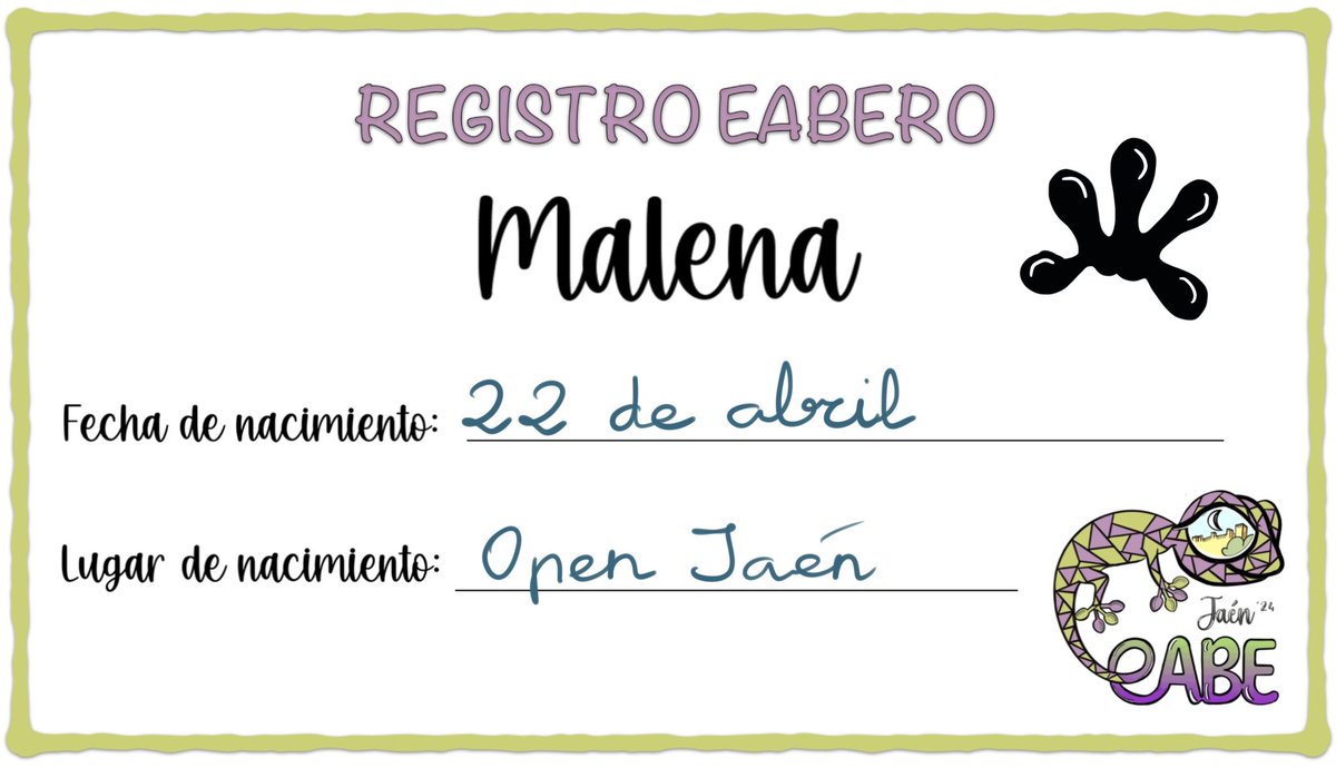 EABEJaen's tweet photo. 🥳¡Habemus nombre de nuestra mascota! : MALENA 🥰 Si eres de Jaén, conocerás la leyenda, en la cual nos hemos basado al diseñar el logo de #EABEJaén. Tiene diferentes versiones, pero la más extendida es…👇🏻👇🏻👇🏻 https://t.co/zpvdRrhDGu