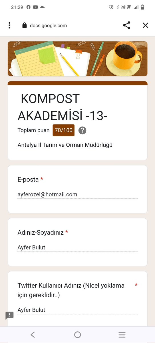 ayferella's tweet photo. @antalyailtarim @FratErkal @ibrahimyumakli #GelecekTarımda #KompostAkademisi https://t.co/D4AecVIieV