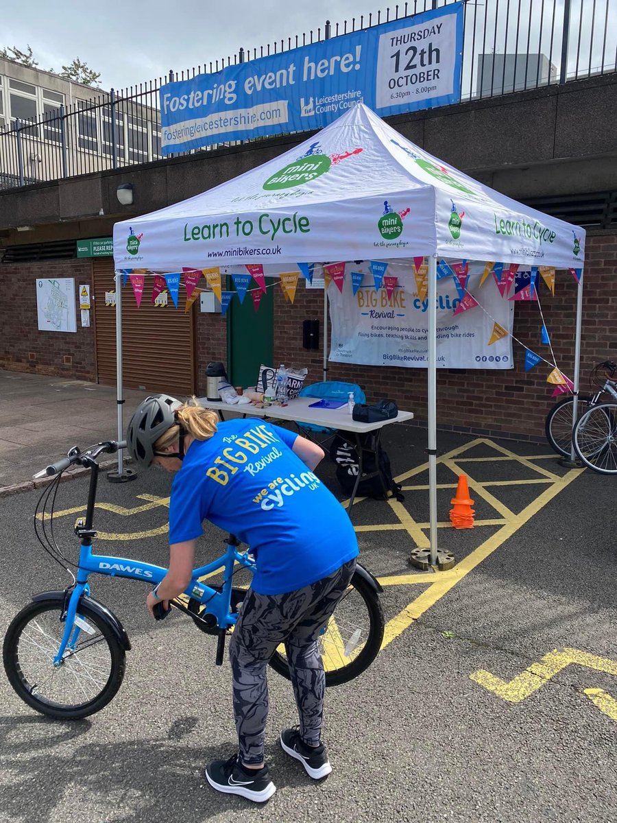 MinibikersUk's tweet photo. Free adult learn to cycle courses starting this Saturday at @LeicsCountyHall Contact @MinibikersUk to securing a place 🚴‍♂️🚴‍♀️👍 @WeAreCyclingUK 
@CHYMLeics #cycling #cyclinguk #bigbikerevival #learntocycle #learntoride #cycletraining #leicestershire #minibikers ❤️🚲 https://t.co/gdRELKaPgO