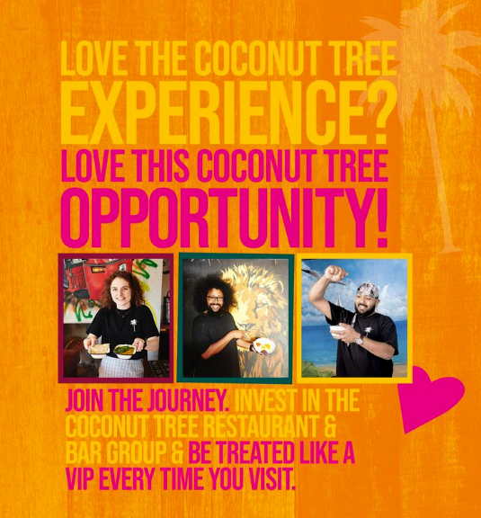 TheCoconutTreeUK (@coconuttreeuk) on Twitter photo Love the TCT experience?  Invest in us and be treated like a VIP, every time you visit👊😎 
🥥 We are a Sri Lankan owned, UK based, award-winning business.
Join our journey by investing as little as £10 / Rs.5000! 
thecoconut-tree.com/jointhejourney/ 🥥 🌴 
#destinationtct #investment Love the TCT experience?  Invest in us and be treated like a VIP, every time you visit👊😎 
🥥 We are a Sri Lankan owned, UK based, award-winning business.
Join our journey by investing as little as £10 / Rs.5000! 
thecoconut-tree.com/jointhejourney/ 🥥 🌴 
#destinationtct #investment