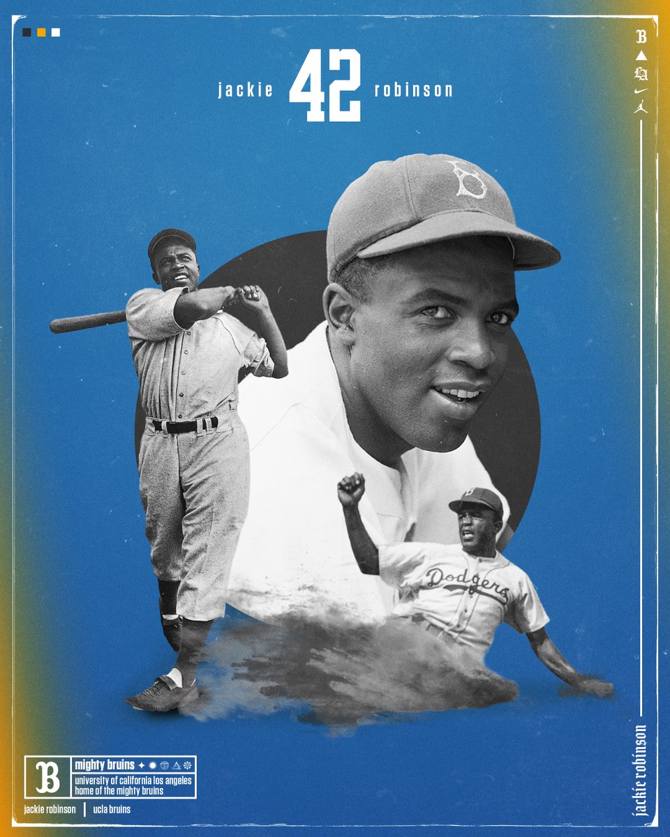 Honoring the life and legacy of Jackie Robinson on what would have been his 105th birthday. #GoBruins