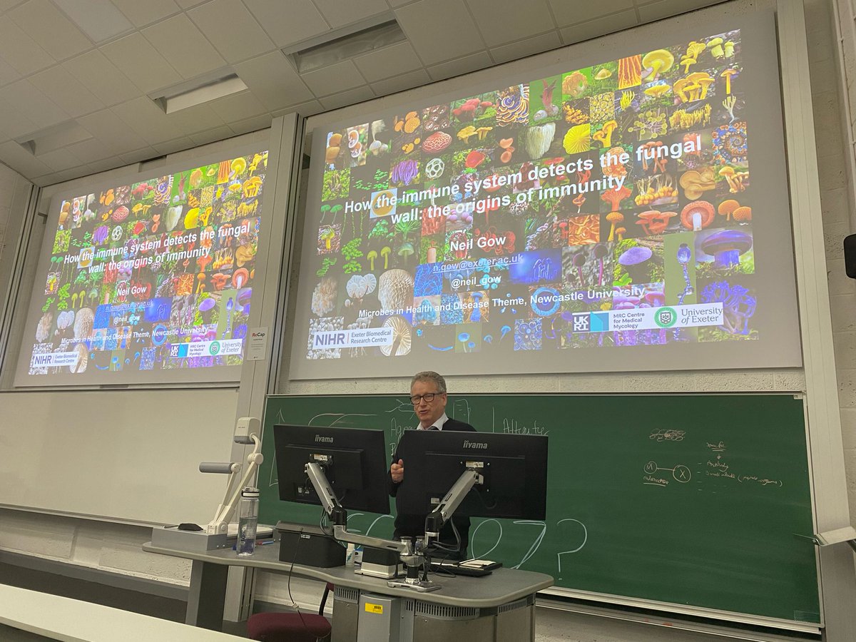 NclFungalGroup's tweet photo. What a pleasure to host the inspirational @neil_gow for our @MIHDNewcastle seminar series - what a great couple of days! #dreamtheme #medicalmycology https://t.co/lQYTFokAHx