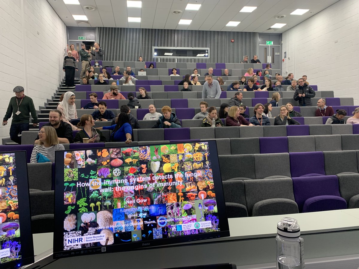 NclFungalGroup's tweet photo. What a pleasure to host the inspirational @neil_gow for our @MIHDNewcastle seminar series - what a great couple of days! #dreamtheme #medicalmycology https://t.co/lQYTFokAHx