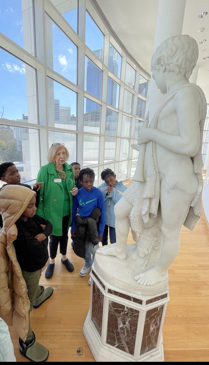 SlaterPBSA's tweet photo. Lots of rich history, culture, and intensive observations were displayed by scholars today at the Atlanta High Museum of Art. Students viewed and admired a myriad of art selections as they toured the museum. What a trip! #ArtCounts @JovanDM @PBS_Atlanta @moldingmindz @MsManago https://t.co/HJVLTHXLSP