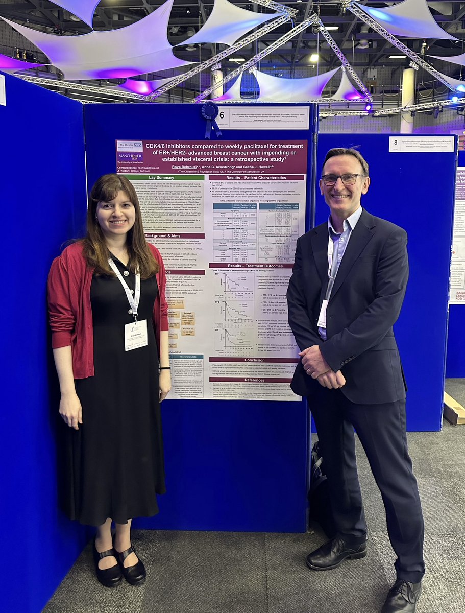 Dr Roya Behrouzi (@roya_behrouzi) on Twitter photo Pleased to have won the 2nd Best Poster Award at The UK Interdisciplinary Breast Cancer Symposium 2024 with <a href="/DrSachaHowell/">Sacha Howell</a> and #DrAnneArmstrong!
Based on our recently published study: rdcu.be/dxmh5
<a href="/TheUKIBCS/">The UK Interdisciplinary Breast Cancer Symposium</a> <a href="/TheChristieNHS/">The Christie NHS</a> <a href="/UoM_DCS/">Division of Cancer Sciences</a> <a href="/MCRBreastCentre/">Manchester Breast Centre</a> <a href="/FBMH_UoM/">UoM Biology, Medicine and Health</a> #UKIBCS Pleased to have won the 2nd Best Poster Award at The UK Interdisciplinary Breast Cancer Symposium 2024 with <a href="/DrSachaHowell/">Sacha Howell</a> and #DrAnneArmstrong!
Based on our recently published study: rdcu.be/dxmh5
<a href="/TheUKIBCS/">The UK Interdisciplinary Breast Cancer Symposium</a> <a href="/TheChristieNHS/">The Christie NHS</a> <a href="/UoM_DCS/">Division of Cancer Sciences</a> <a href="/MCRBreastCentre/">Manchester Breast Centre</a> <a href="/FBMH_UoM/">UoM Biology, Medicine and Health</a> #UKIBCS